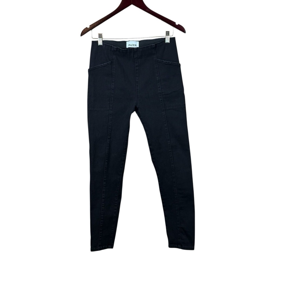 DU/ER Women's Four‎ Way Flex Pull On Mid Rise Skinny Size 28 x 28